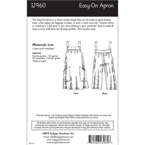 Image result for Easy Apron Pattern