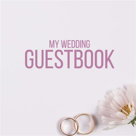 My Wedding Guest Book: Guest Registry Book, Wedding Guest Sign In Book ...