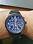 Timex Men's Expedition Scout Chrono Blue/Brown Leather Strap Watch ...