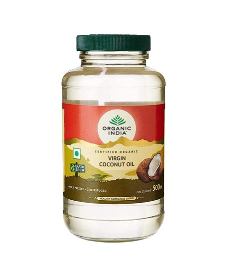 ORGANIC INDIA Cold Pressed Virgin Coconut Oil, 500ml – weguarantee