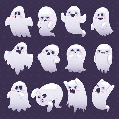 Cartoon Cute Ghost Drawing - Drawing Tips Guide