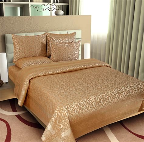 F2L Chenille Velvet Floral 500 TC Heavy Bedsheet for Double Bed King ...