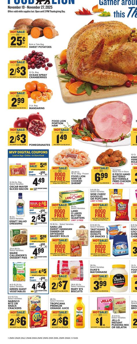 Food Lion Weekly Ad November 19 - 27, 2025 | WeeklyAds2