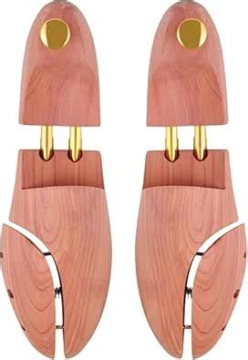 Buy POWERLOOK Cedar Wood Shoe Trees for Men - Adjustable Shoe Shaper ...