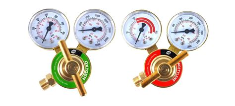 Buy SÜA - Oxygen and Acetylene Regulators Welding Gauges Pair - Rear ...