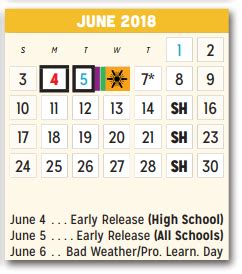 Shands Elementary - School District Instructional Calendar - Mesquite ...