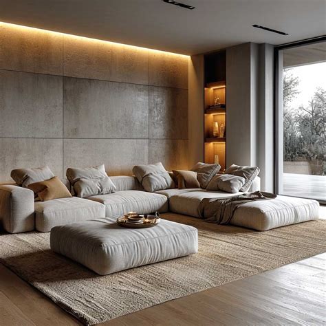 Elegant Simplicity in Cozy Minimalist Living Room Interiors