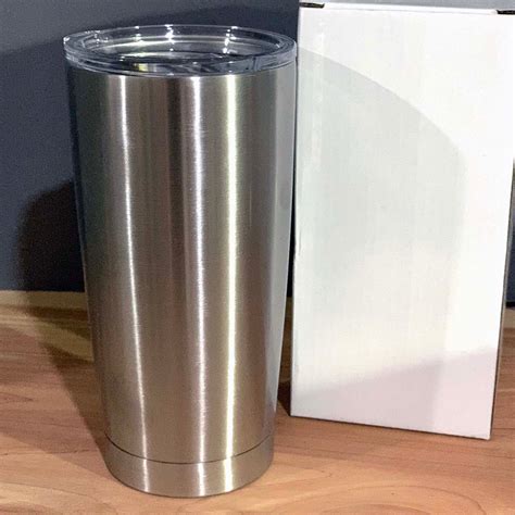 20 oz Blank Stainless Steel Tumblers Insulated Metal Cups and Wine ...