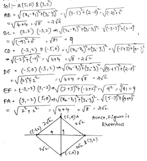 Locate the points A (5,0),B(3,2) C(-3,2), D(-5,0),E(-3,-2), F(-3,2 ...