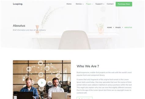 Leaping - Multipurpose Landing Page Template