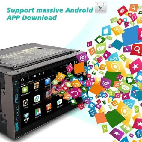 Custom 6.95 Inch Android Double Din Universal Car Radio Stereo Car DVD ...