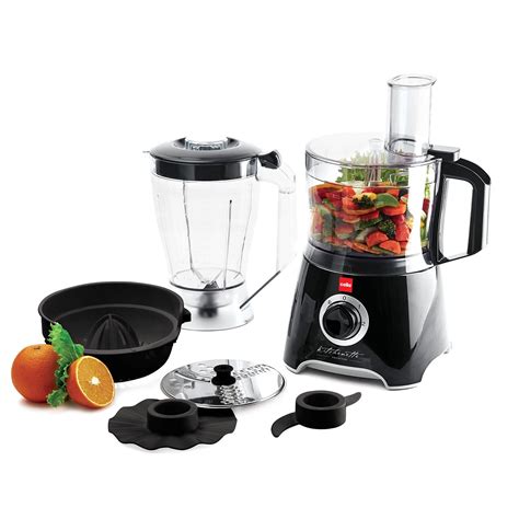 Cello Kitchen Chef KC-FP-200 500-Watt Food Processor (Black and white ...