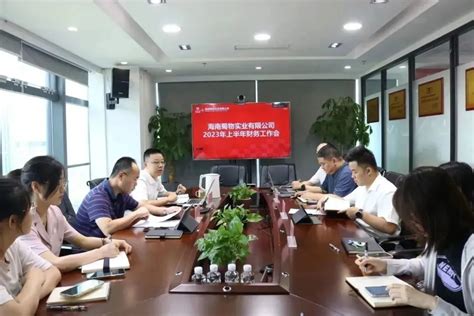 海南公司召开2023年半年度财务工作会_海南蜀物实业有限公司-新闻中心