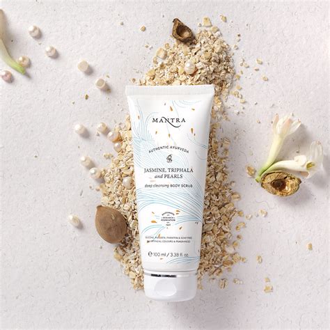 Jasmine, Triphala And Pearls Deep Cleansing Body Scrub – Mantra Herbal
