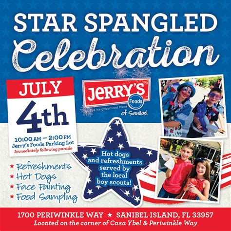 4th of July Star Spangled Celebration, 1700 Periwinkle Way, Sanibel, FL ...
