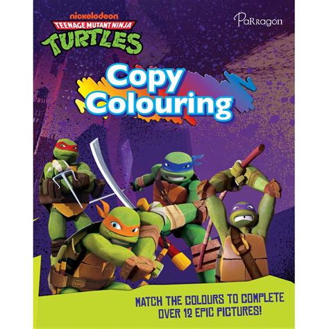 Buy Teenage Mutant Ninja Turtles Copy colouring | Colouring book ...