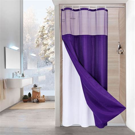 Purple Bath Curtains