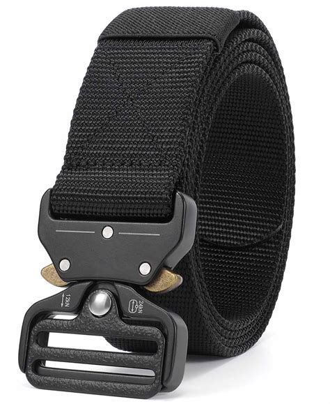 JASGOOD Belts for Men Nylon Belt Golf Web Work Belts for Jeans Men's ...