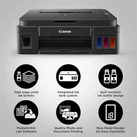 Canon PIXMA G2010 Black & Color Multi-function Color Inkjet Printer ...