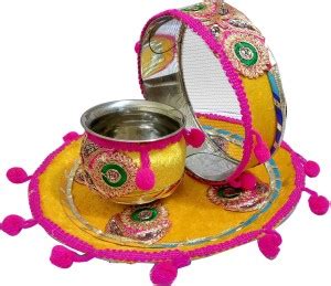 Kidzoo Kidzoo KARWA CHAUTH PUJA THALI, Pooja Kalash & Channi for Chand ...