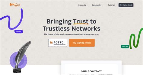 Гайд по тестнету EthSign. Получаем NFT Early Tester Badge от Project ...