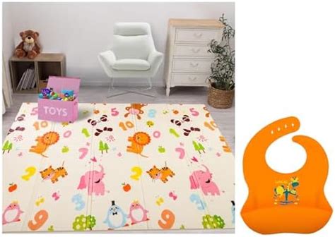 Buy LuvLap Jungle Time Double Sided Water Proof Baby Play Mat, Extra ...