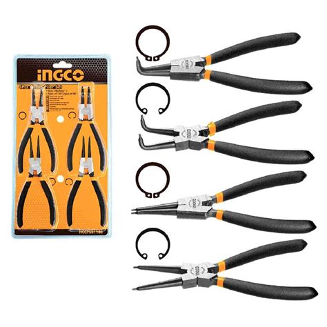 Buy Ingco Circlip Pliers Set 4Pcs HCCPS01180 Online at Bestomart ...