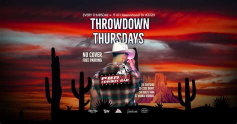 Throwdown Thursdays @ PBR , 9101 International Dr #2220, Orlando, FL ...