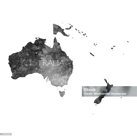 Ancient Map Of Australia Continent Old Blank Parchment Treasure Map With Ancient Letter Stock ...