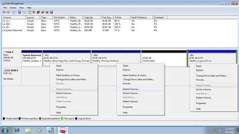 Image result for Extend Basic Disk Volume Windows 7