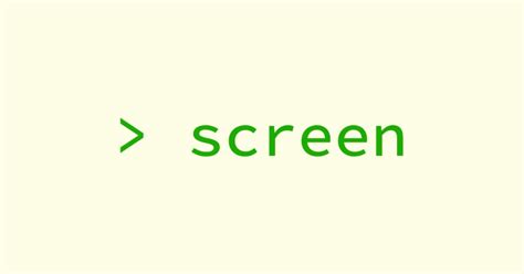 Image result for Linux Using Screen