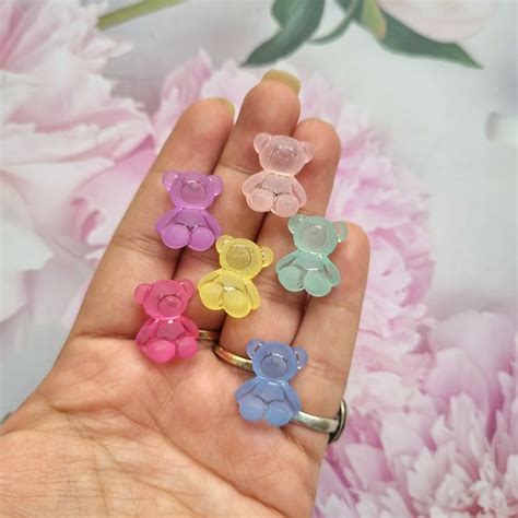 Acrylic Frost Teddy Beads – YV Craft Supplies