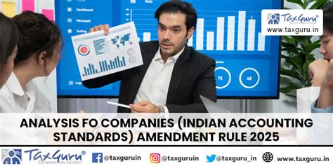 Analysis fo Companies (Indian Accounting standards) Amendment Rule 2025