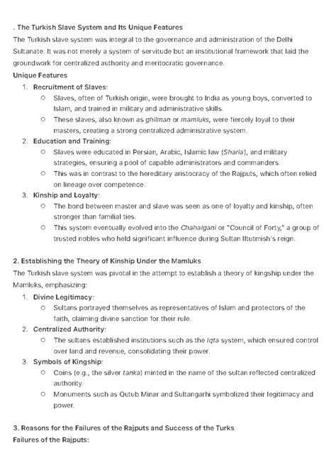 Turkish Slave System and Its Unique Features - 1. 2. 3. 1. 2. 3. . The ...