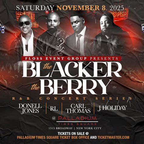 The Blacker The Berry R&B Concert Series - Donell Jones at Palladium ...