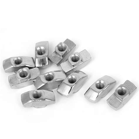 Ubersweet® Imported M5 Thread T-slot Drop In T-Nuts 10 Pcs for 40 ...