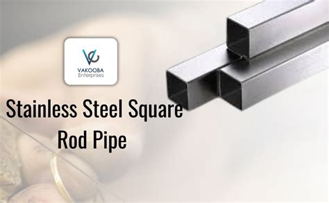VAKOOBA Stainless Steel Square Rod Pipe of Size 40 x 40 mm Length 600 ...