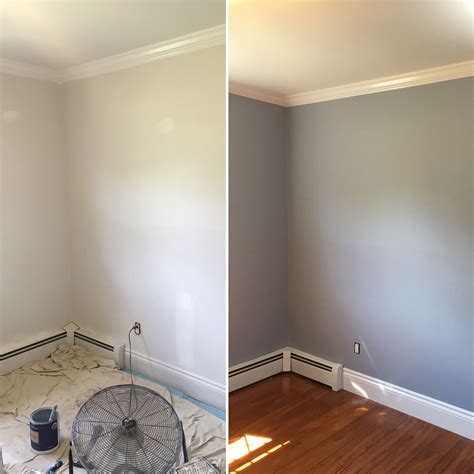 Before and After... Walls - (2128-50) November Skies Regal Select Matte ...