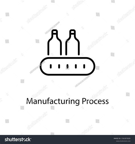 Manufacturing Process Vector Image 的图像结果