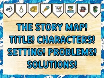 THE STORY MAP! TITLE! CHARACTERS! SETTING! PROBLEMS! SOLUTIONS! Pirate ...