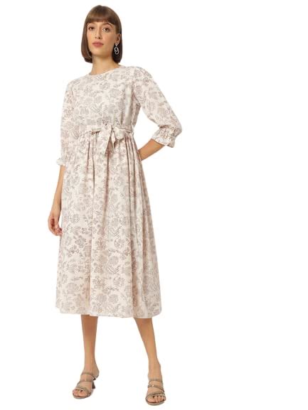 Buy SAAKI by Samantha Ruth Prabhu Chintz Printed Fit & Flare Cotton ...