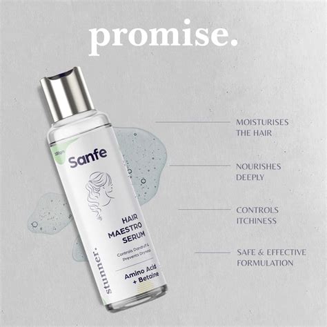 Buy SANFE STUNNER AMINO ACID HAIR MAESTRO SERUM, REPAIRS SPLIT ENDS ...