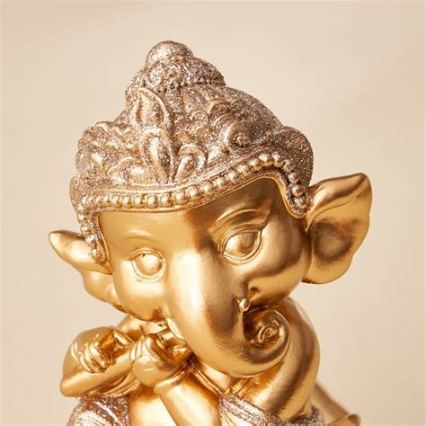 Buy Corsica Tranquil Polyresin Ganesha with Flute Figurine from Corsica ...