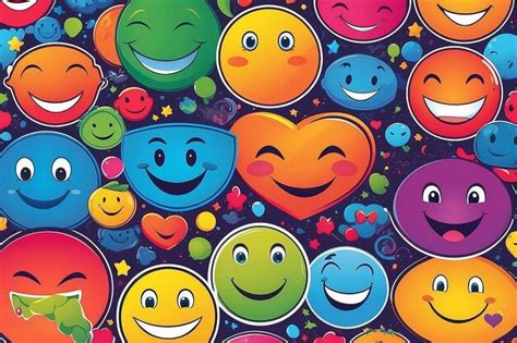 Colorful smiling face banners | Premium AI-generated image
