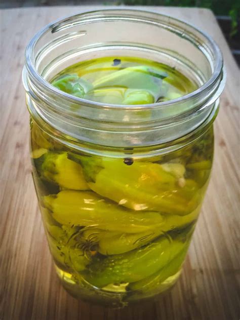 Quick Refrigerator Pickled Pepperoncini Peppers | Recipe | Pickled ...