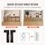 VEVOR Indoor Pet Barrier 24-IN Height x 80.3-IN Width 4-Panel Folding ...