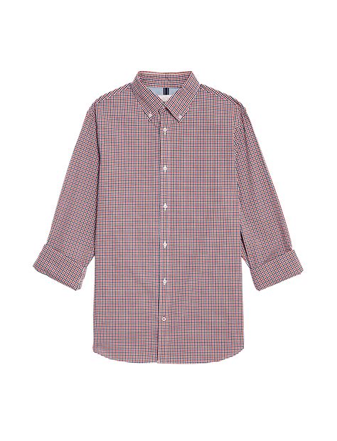 Buy Cotton Rich Gingham Check Oxford Shirt at Marks & Spencer