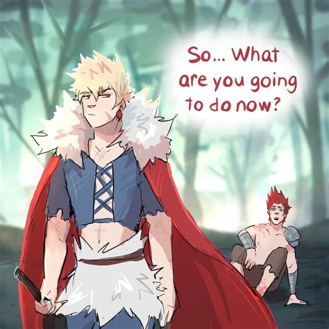 my hero academia fantasy au on Tumblr