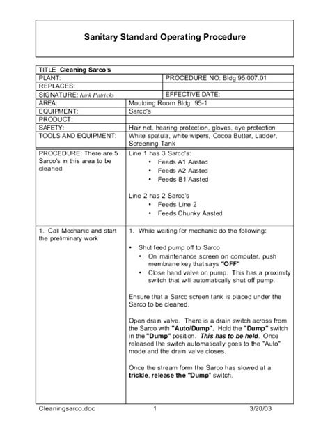 Image result for Test Procedure Template