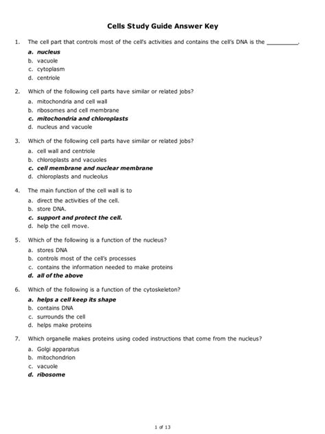 Image result for Study Guide Answer Key